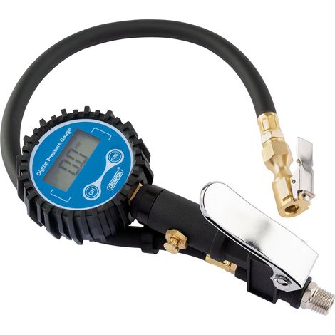 Digital Draper 91327 Digital In-Line Tyre Inflator with Digital Pressure Gauge and Auto Shut-Off