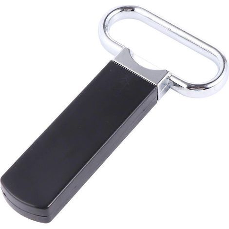 tire-bouchon à vin portable, outil de cuisine et de bar-11.5X6.3cm-Black (1/3)