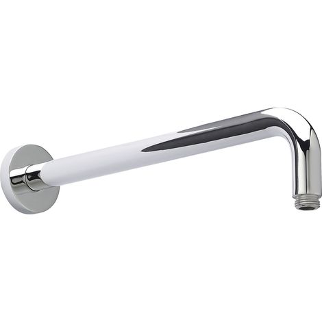 Round Wall Mount Shower Arm - 345mm - Chrome