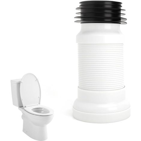 Toilet Pipe Flexible Waste Pipe for Toilet Drain Pipe 250 mm - 500 mm (1/5)