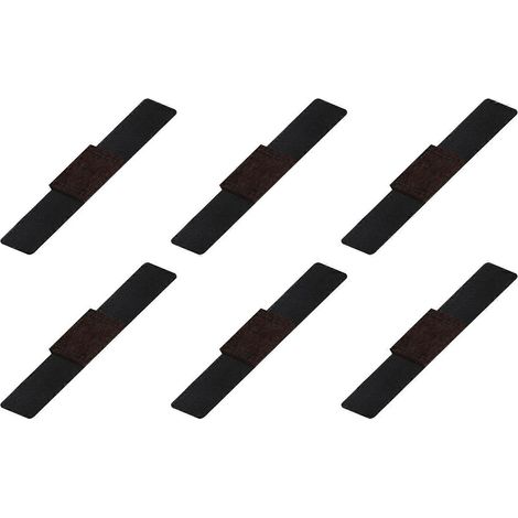 Lot de 6 protège-pieds de meubles antidérapants en tissu, insonorisants, pour fauteuil à bascule, canapé et chaise berçante pour bébé. (1/5)