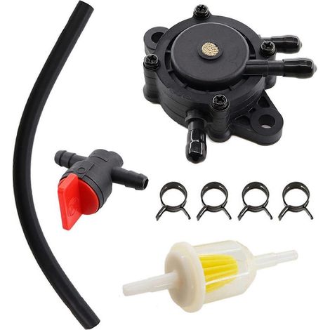 Pompe à carburant pour tondeuses à gazon John Deere LX277, LX288, LX279, SX85, GX85, 717, 727, 646, 657, 667, 325, 335, LT180, LT190, LTR166, LTR180, LX277 et LX280 (1/5)