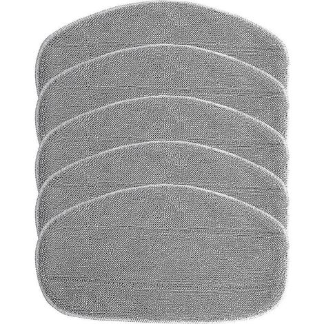 Replacement pads for Leifheit Cleantenso steam cleaners, steam mop pads for deep cleaning, 5 microfibre replacement pads (1/5)