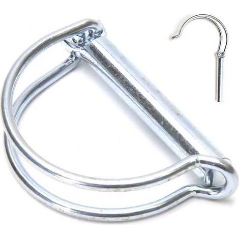 Goupille clips type fraise Ø 8 x 45 mm (1/3)