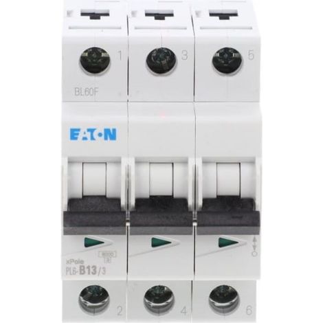 Disjoncteur 3P B 13A 6kA AC PL6-B13/3 286588