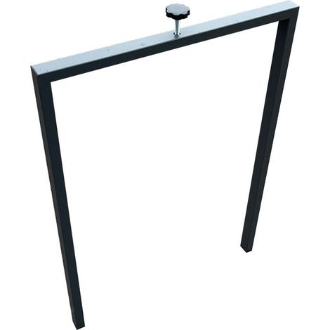 Sistema di supporto a gambe in metallo per sostegno tavoli e consolle -2 gambe (1/2)