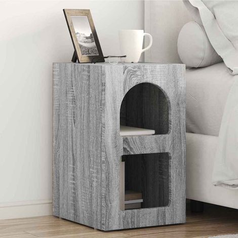 Nachttisch 2 pcs Graues Sonoma 29,5 x 33,5 x 50 cm
