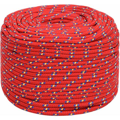 Corda Fune per barca Rossa 10 mm 500 m in Polipropilene (1/5)