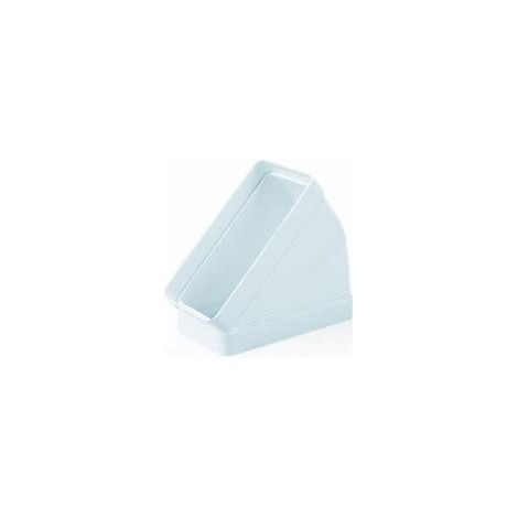 Codo horizontal rectangular - SIBER Medidas: 150x75 mm