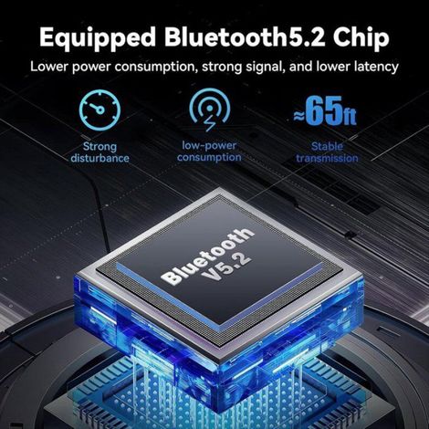 1 x émetteur Bluetooth 1 x Adaptateur d'avion 1 adaptateur femelle vers femelle 3,5 mm 1 x manuel d'instructions en anglais,Noir (1/5)