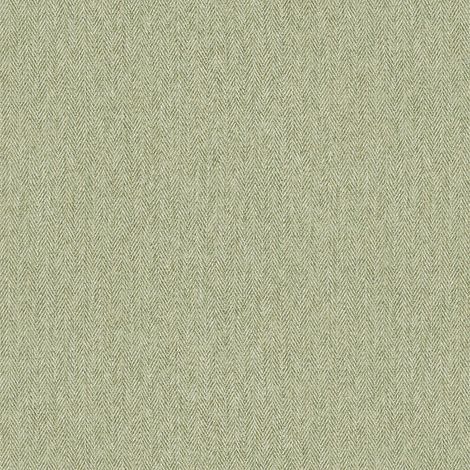 Crown Harris Tweed Herringbone Texture Green Wallpaper Luxury Fabric Effect (1/4)