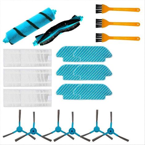 Pour balayeuses 4090 5090 : brosse peluche, brosse pour tapis, brosse latérale, filtre, chiffon de rechange, ensemble brosse (1/5)
