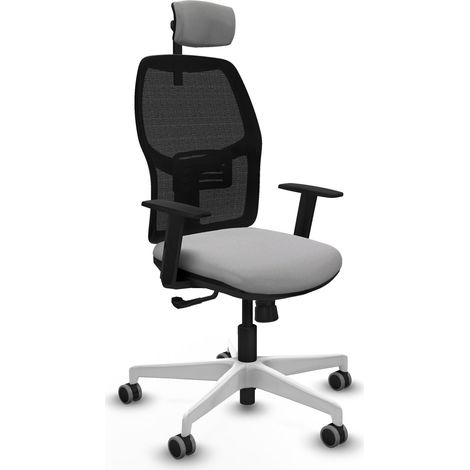Chaise de bureau piqueras y crespo Alfera noir mousse découpée (1/2)