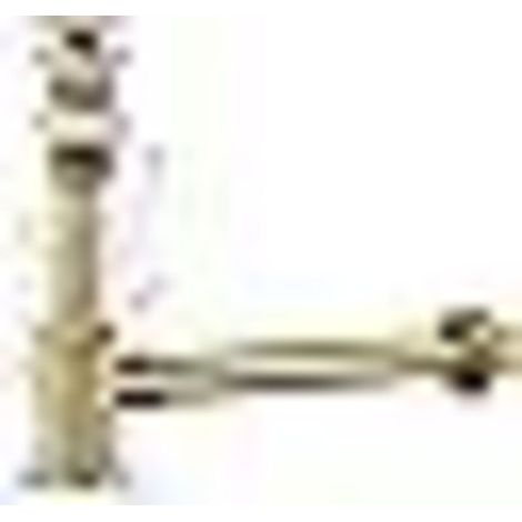 Siphon avec Bonde avec Trop-plein, Laiton Universel Design Siphon Anti-Odeur pour Lavabo, Siphon Pop-Up, Bonde Vidage Syphon, Laiton antique