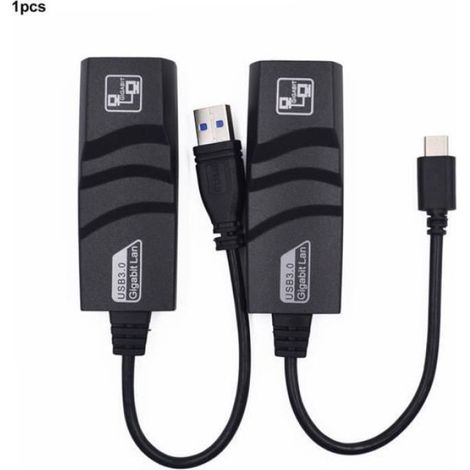 Adaptateur Ethernet USB - - USB 3.0 à RJ45 - Gigabit - Léger - Rétrocompatible (1/4)