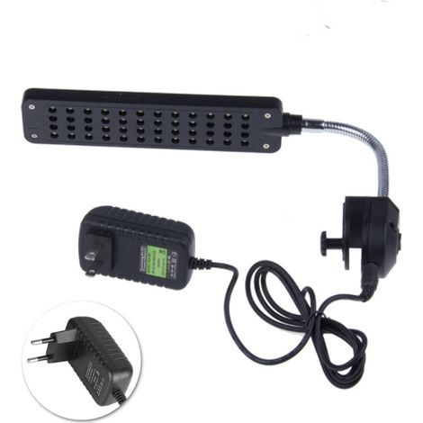 Lampe LED pour aquarium, 1,5 W, 48 diodes, clip réglable, pour poissons et plantes aquatiques.-AquaForge