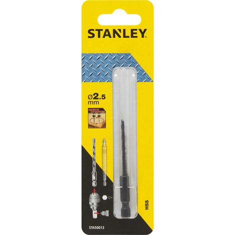 Broca HSS para metal madera y plástico ø 2.5mm. Eje hexagonal STY-STA50013-XJ