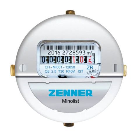 [NEUWERTIG] B-Ware Zenner Wasserzähler Messkapsel Minolist Koax 2" Qn 1,5 Kaltwasser Heizkörper (1/2)