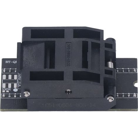 Adaptateur de programmeur RT809H, Interface ICSP série, programmation de tension parallèle à grande vitesse, prise QFP80 (1/5)