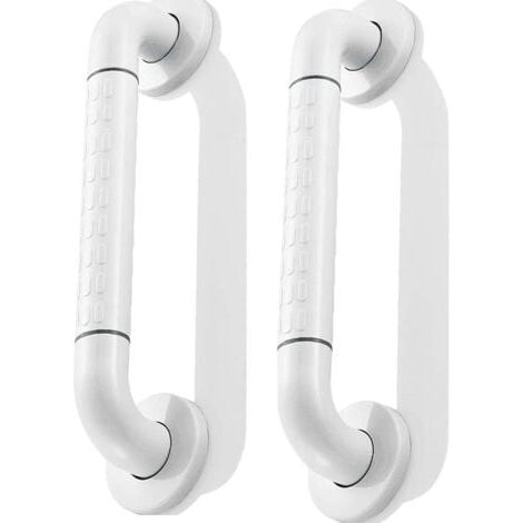 Barre d'appui pour toilettes de 40 cm, poignée de baignoire de sécurité, barre d'appui de salle de bain murale en acier inoxydable, poignée de baignoire antidérapante (1/5)