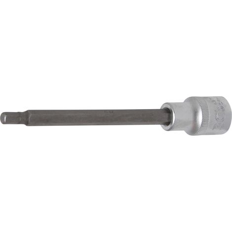 BGS Bit-Einsatz Länge 140 mm Antrieb Innenvierkant 12,5 mm (1/2") Innensechskant 6 mm - 4271 (1/2)