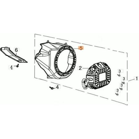 ORIGINAL LÜFTERABDECKUNG EMAK L66151858
