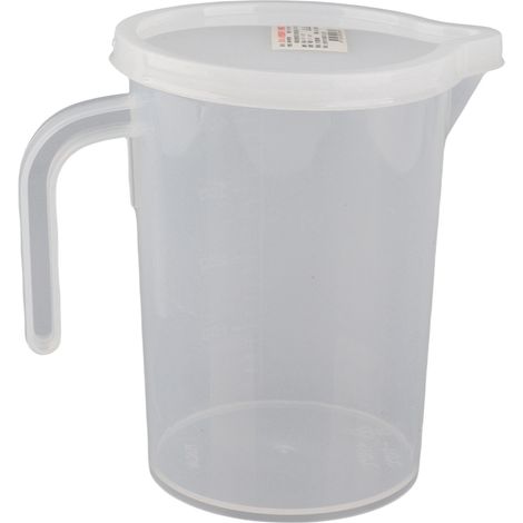 Gobelets doseurs plastique transparent 500 ml avec couvercle accessoires cuisine pâtisserie (1/5)