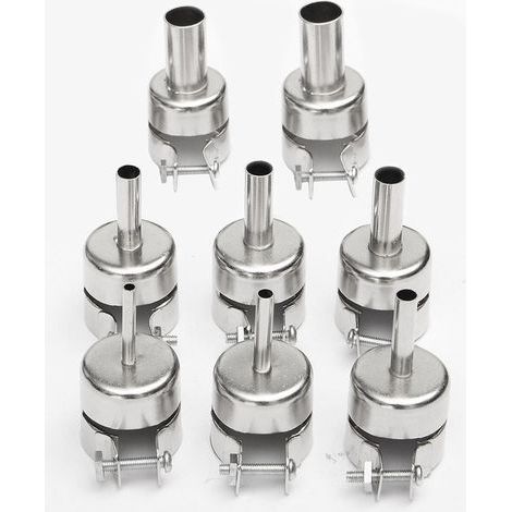 8pcs/Set Heat Gun Nozzle Kits for Hot Air Soldering Station Repair Tools (1/5)