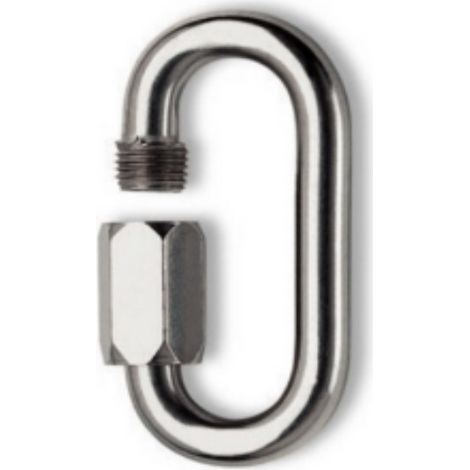 MAGGI GROUP - 2 PEZZI - MAGLIE RAPIDE INACCIAIO INOX 316 Ø4MM