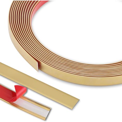 Moulure flexible et garniture de plancher  Conception peler et coller  Plafond, mur, miroir, coin, armoire, armoire et garniture automatique, 5 m x 0.66 cm (1/5)