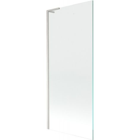 Mexen Next L Badewannenfaltwand 1-flügelig 80 x 150 cm, transparent, gebürstetes Nickel - 895-080-000-03-00-97 (1/5)