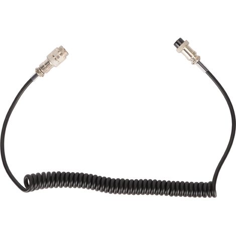 Câble d'extension pour microphone CB, 4 broches, mâle/femelle, compatible Cobra et Uniden (1/5)