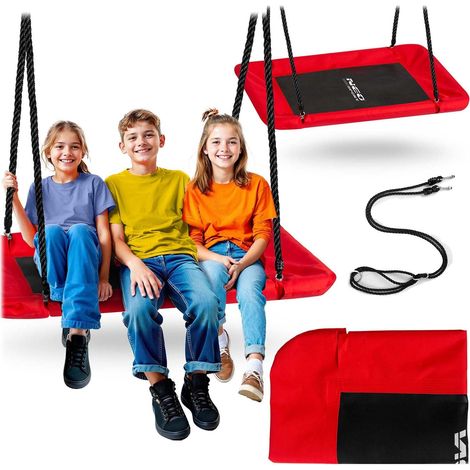 Altalena a nido di cicogna rettangolare neo sport swingo 110 x 70 cm