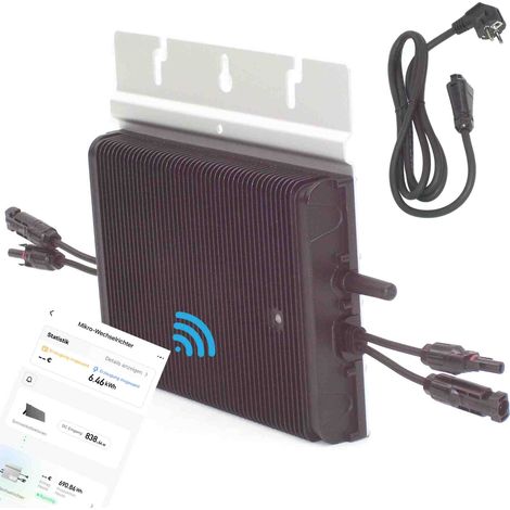 Mikro-Wechselrichter 800 Balkonkraftwerk Solar Wechselrichter WiFi App 15831