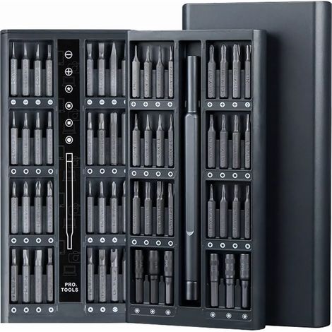 63-in-1 Magnetschraubendreher-Set aus Chrom-Vanadium-Stahl mit verschiedenen Bits für die Elektronikreparatur (1/5)