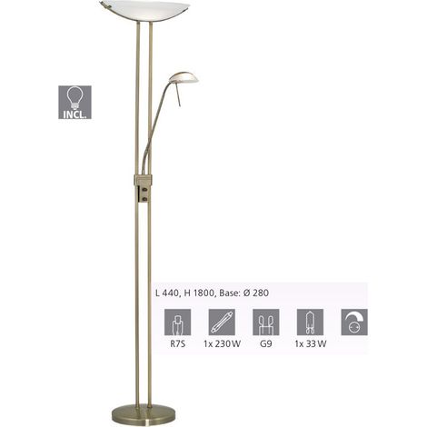 Lampadaire Baya - Brun (1/4)