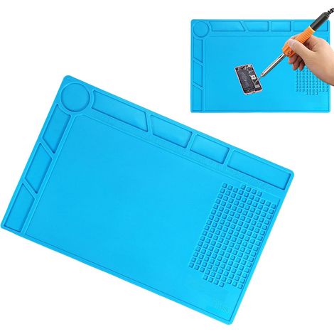 Antistatische Silikon-Lötpads, Silikon-Lötpads, magnetische Lötpads (34 x 23 cm)