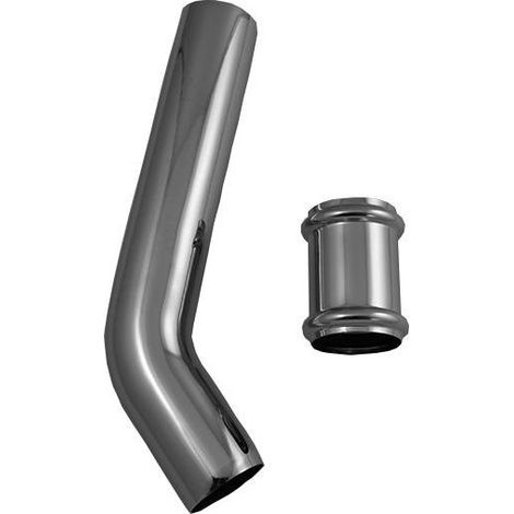 Coude de vidangeavec double douille chroméée DURAVIT