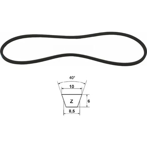 Cinghia trapezoidale sezione Z modello Z24 a Z50 40Acirc° 10mm 6mm 8,5mm - 65620 (1/2)