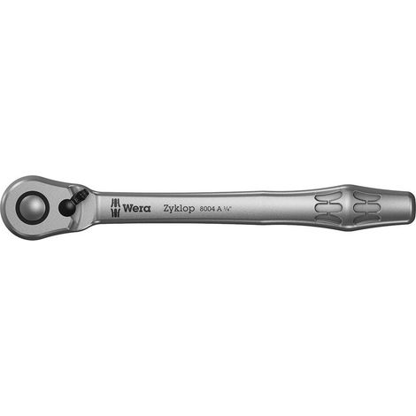 Wera Zyklop Metal 8004 A 05004004001 Cliquet réversible 1/4" (6.3 mm) 141 mm Q428821