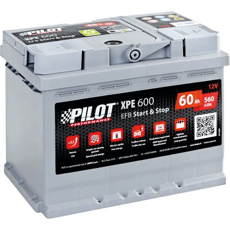 Batteria 12V - Pilot Start-Stop EFB - 60 Ah - 560 A - L2 (1/3)