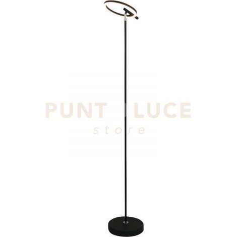 Lampada da terra a LED Space, metallo nero