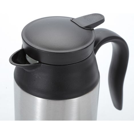Bouilloire chauffante électrique en acier inoxydable 12V et 24V pour voiture, idéale pour les voyages. Bouteille chauffante pour les voyages. (1/5)