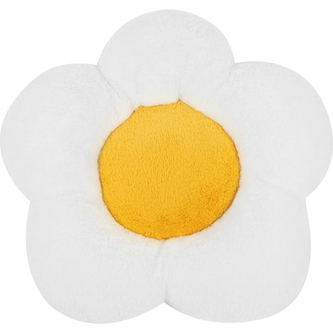 Appui lombaire auto coussin moelleux antidérapant mignon chauffant motif frangipanier accessoires voiture (1/5)
