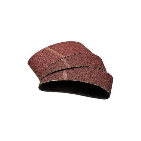 Cinta abrasiva sin fin 75mm x 457mm grano 24, para lijadora de banda, ideal para lijado grueso en superficies duras, alta durabilidad y rendimiento en trabajos industriales.