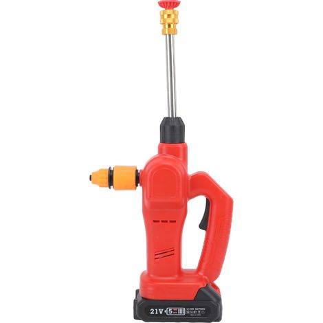 Nettoyeur haute pression sans fil étanche IPX7, alimenté par batterie, avec buse rotative à 180° pour voitures, terrasses et clôtures. Prise UE 100-240 V.