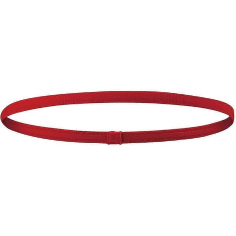 Bandeau de yoga unisexe, couleur bonbon, élastique respirant, longueur ajustable, idéal pour la course à pied.-Red (1/5)