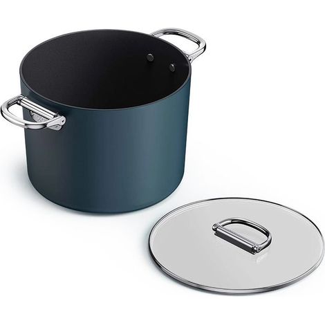 Padella antiaderente Joseph Joseph Space de 25 cm (8,5 qt), manico pieghevole de acciaio inox, adatta per induzione e forno fino a 232°C, facile da riporre. (1/5)