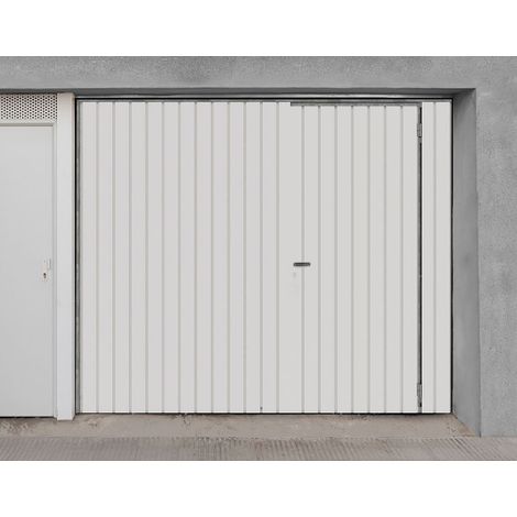 4M – Porte de garage basculante L2800 x H2060 – Portillon intégré – Adaptée pour espaces confinés – Conception sur mesure