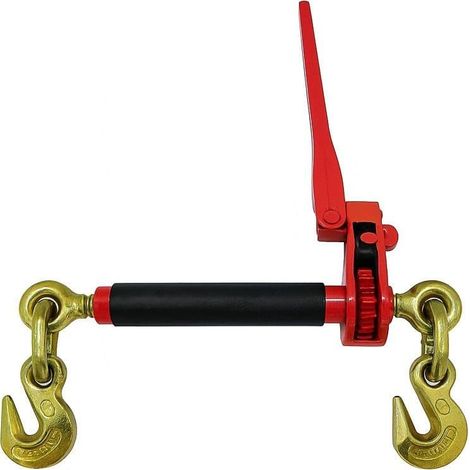 Folding Lever Ratchet Chain Loadbinder (10MM Trailer Tie Down Load Binder)
